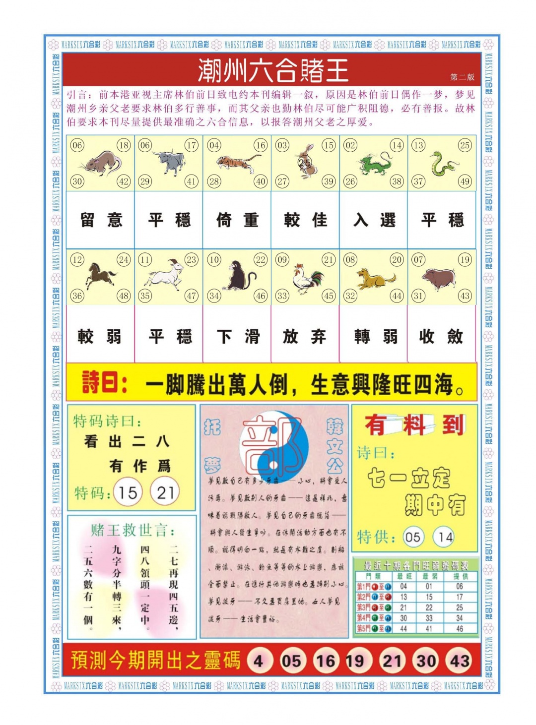 005期潮州六合赌王B[图]